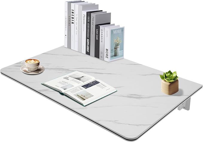 Wall Mounted Folding Table Floating Wall Desk by DYRABREST