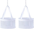 Makeup Brush Dryer 2PCS Hanging Mesh Rack Basket 8.9 inch by SooGree