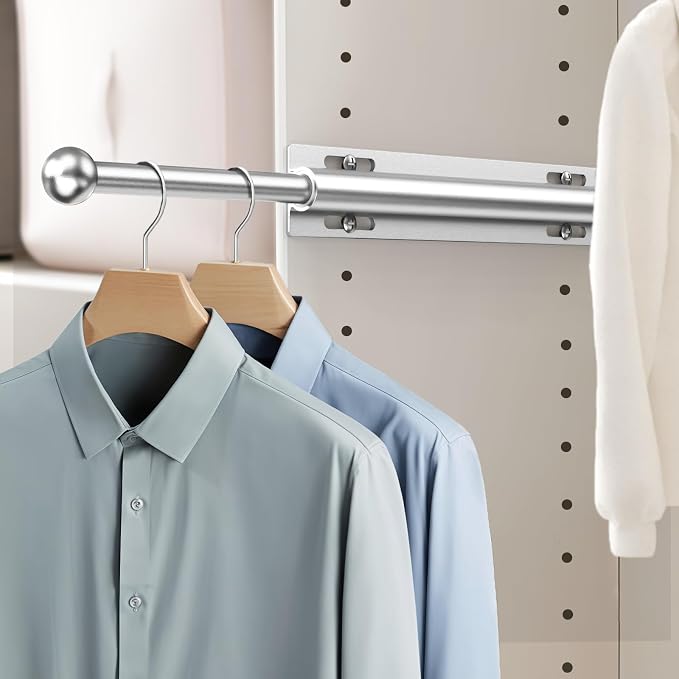 Valet Rod for Closet Pull Out, Retractable Slide Out Valet Rod Closet by Supforce