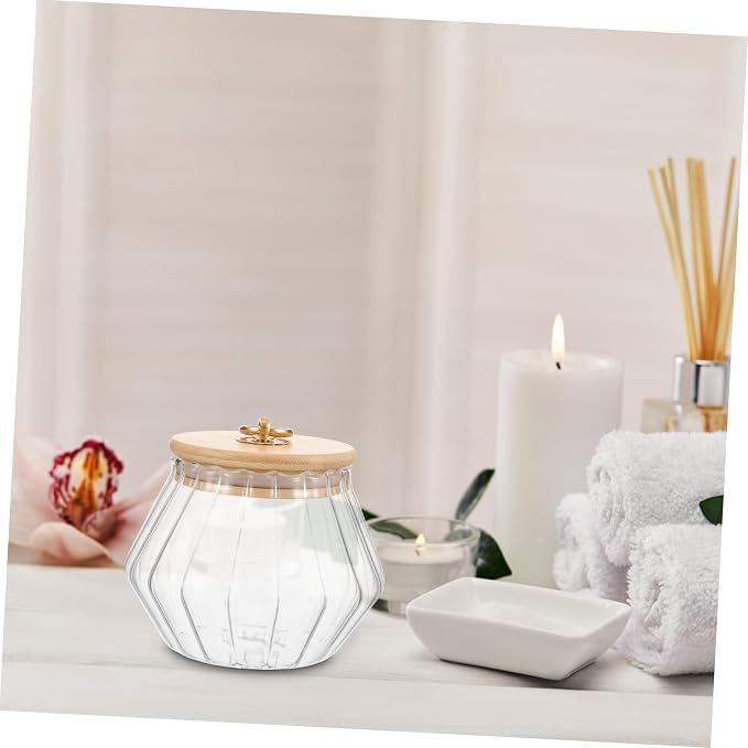 Glass Laundry Powder Container Lid Rustic Farmhouse Kitchen Storage Jar Laundry - Image 4