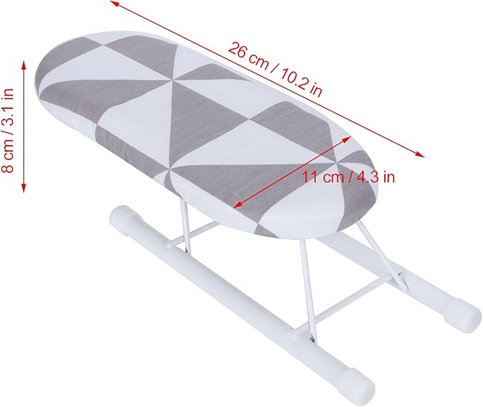 Small Sleeve Ironing Board, 10.2 Inch Portable Space Saving Small Ironing Board - Image 5
