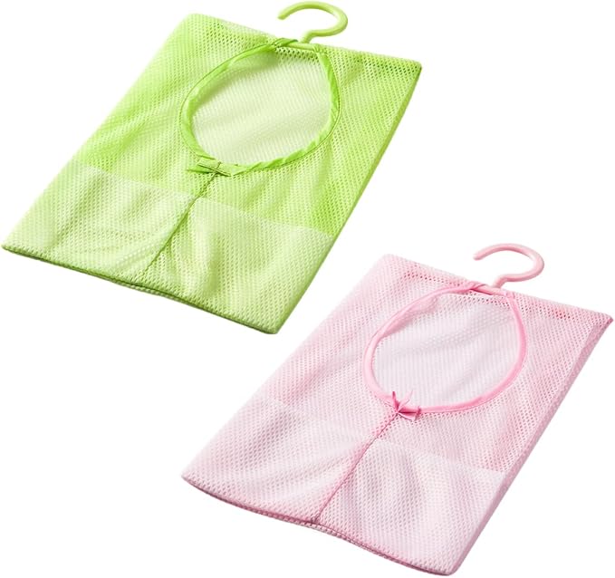 ABOOFAN Hanging Mesh Clothespin Storage Bag Multi-Purpose Organizer by ABOOFAN