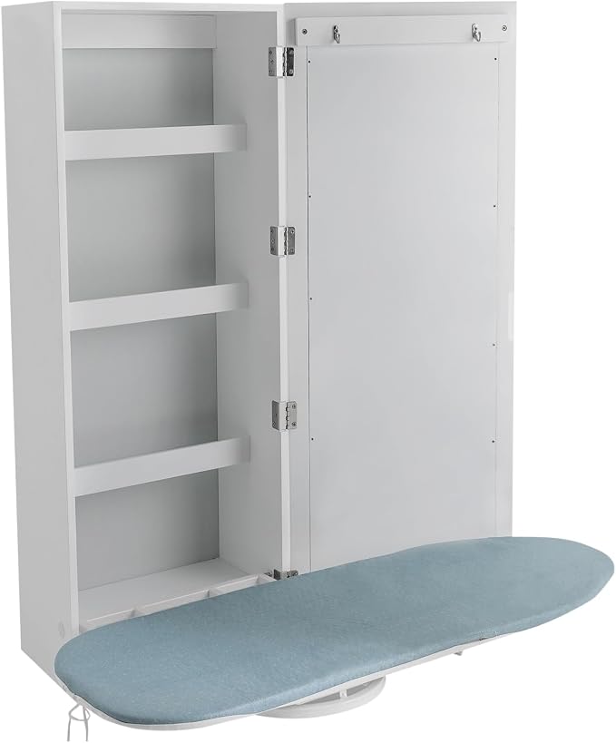 Foldable Ironing Board Cabinet Wall Mounted Storage Cabinet by Unknown