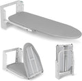 Wall Mounted Ironing Board Adjustable Height, 36 x 12 Inch Fold Away Iron Board by Vrietina