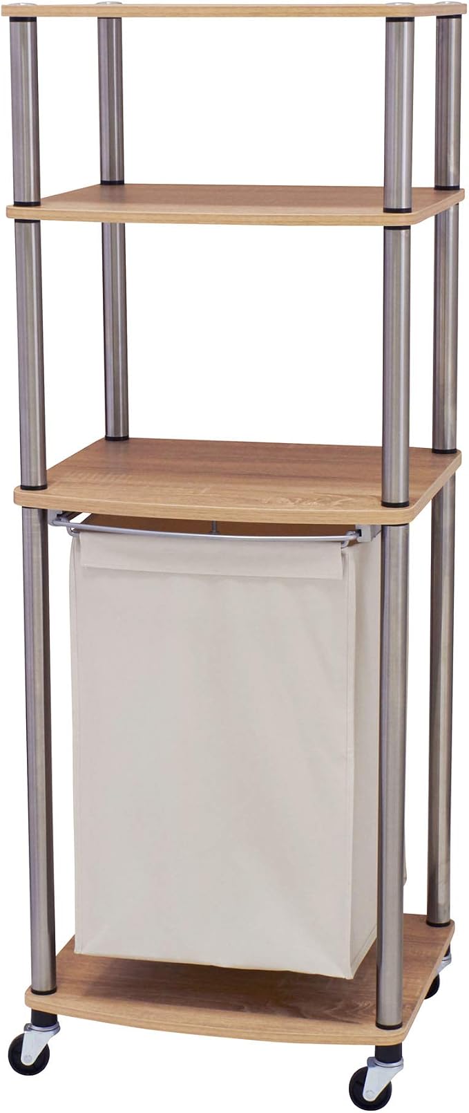 Household Essentials Laundry Hamper Storage Cart by HouseholdEssentials
