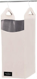 The Fine Living Co. Hanging Laundry Hamper Bag, Heavy Duty Hanger, Space Saving by TheFineLivingCompany