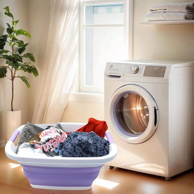 SAMMART 25L Collapsible Laundry Basket/Tub - Image 3