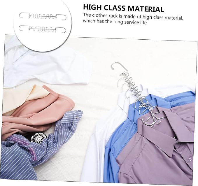 Laundry Drying Mount Multi-Function Hangers Sturdy Material Compact - Image 6