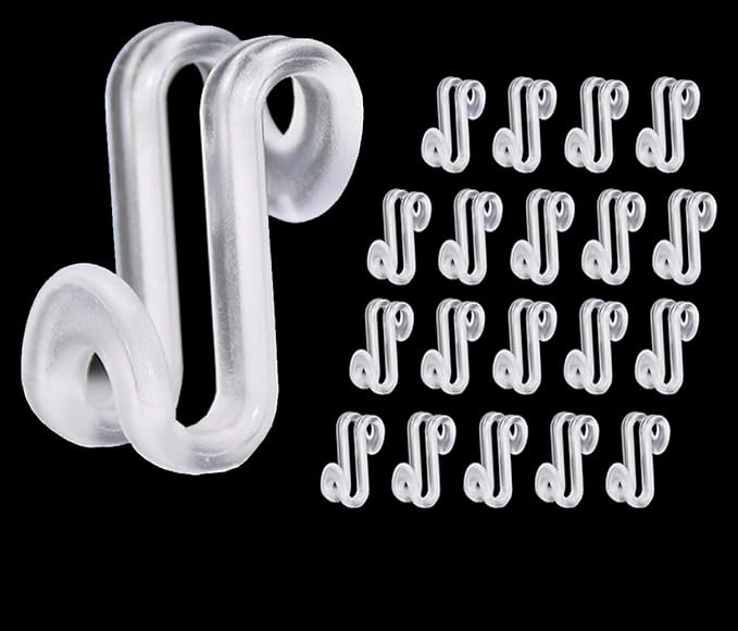 60 Pcs Clothes Hanger Connector Hooks, Mini Cascading Hanger Hooks by Kclongvs