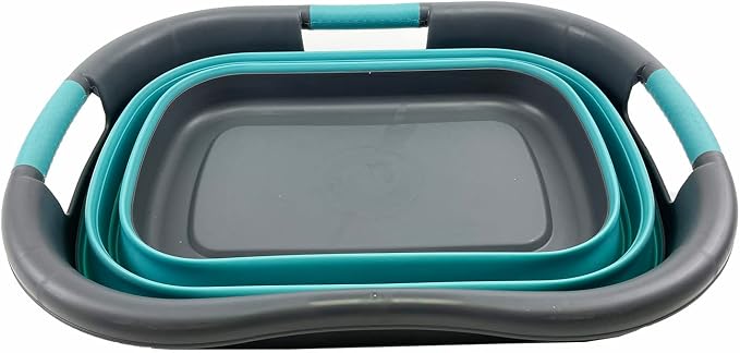 SAMMART 30L Collapsible Plastic Laundry Basket - Image 3