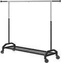 Heavy Duty Clothes Rack for Hanging Clothes Extendable Rolling Clothing Rack by Wiracks