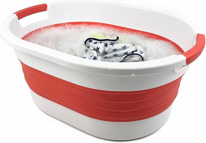 SAMMART 23L Collapsible Plastic Laundry Basket - Image 5