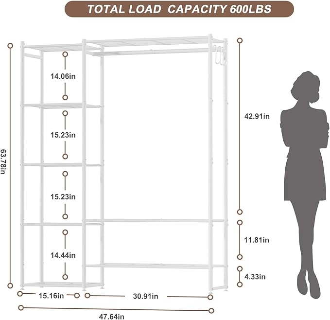 Neprock Clothing Racks for Hanging Clothes - Image 5