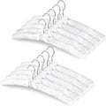 10 Pack Satin Padded Hangers, 17 Inch Large Anti Slip Cushioned Hanger by Unknown