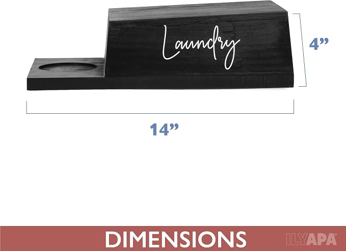 Ilyapa Wooden Laundry Pedestal, Detergent Holder - Image 2