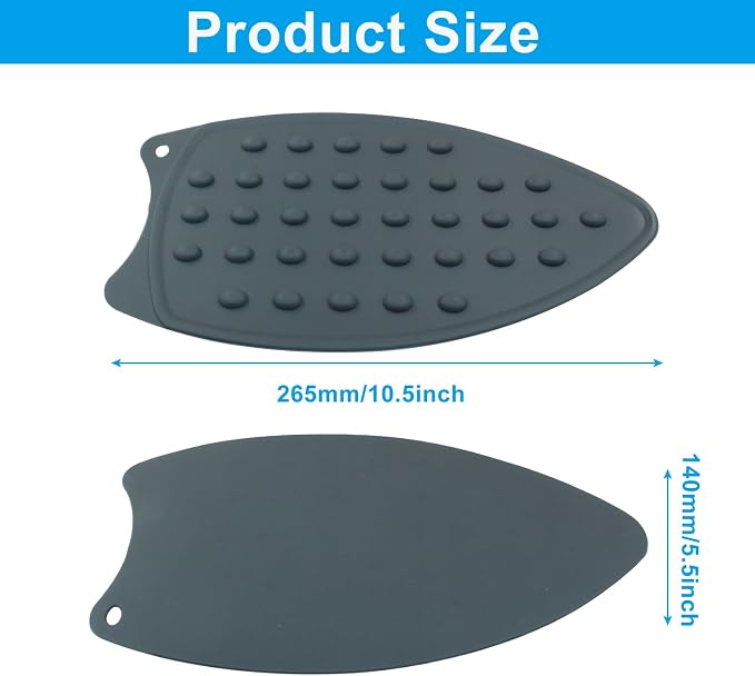 2 Pcs Silicone Iron Rest Pads Mat Iron Hot Heat Resistant Protective Pads - Image 4