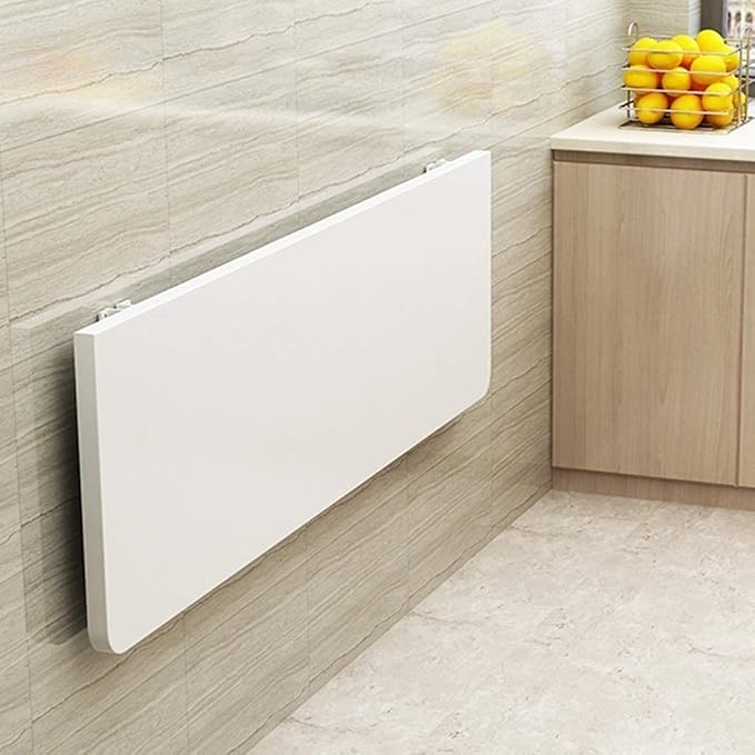 Laundry Folding Table, Wood Wall Mounted Table, Bracket Heavy Duty Stable - Image 4