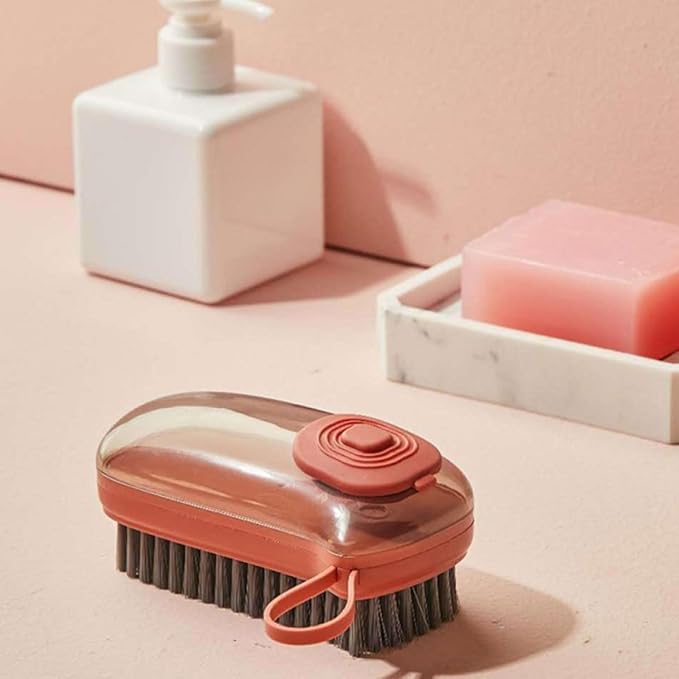 Hydraulic Kitchen Brush Pot Scrubber Plastic Liquid Cleaning Brush Household - Image 8
