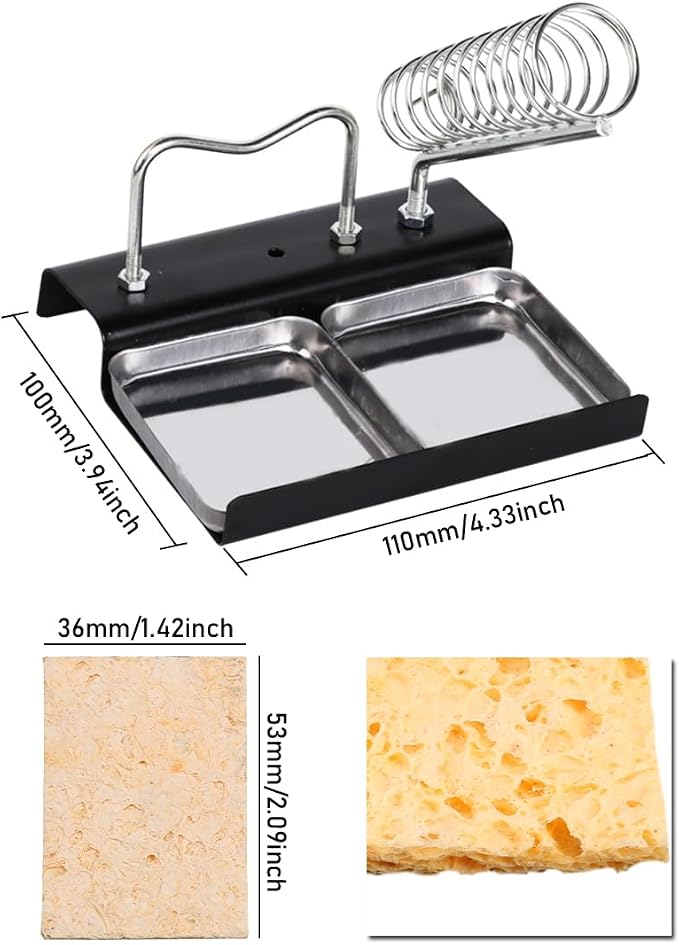 Soldering Iron Stand Holder Spring Sleeve Base Organizer Solder Tip Support - Image 2