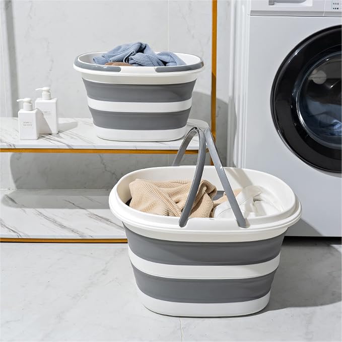 Large Plastic Cleaning Supplies Caddy Bucket - Image 4