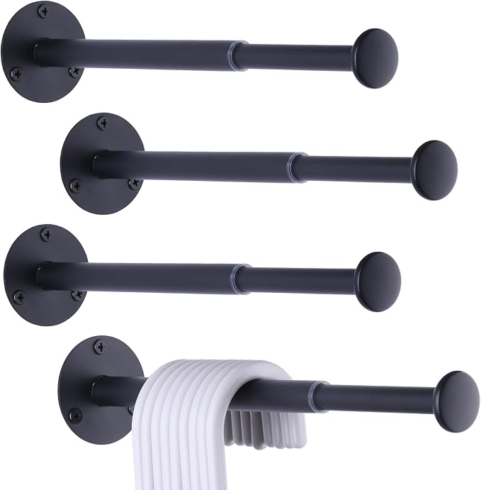 4 Pack Retractable Hanger Holder by JAZBREY
