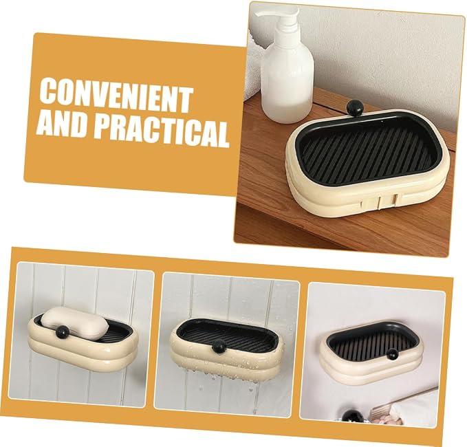 Wall-Mounted Double Layer Soap Dish - Image 5