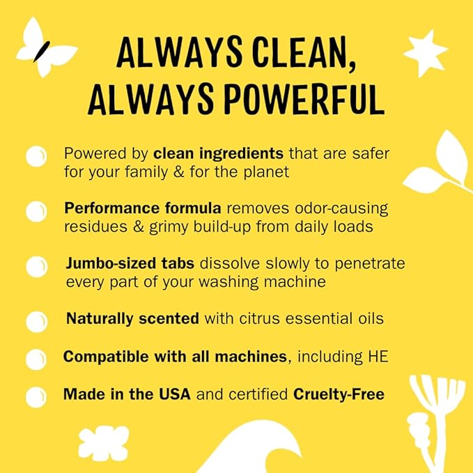 Molly's Suds Washing Machine Cleaner | Removes Odors & Grime from Front & Top - Image 2