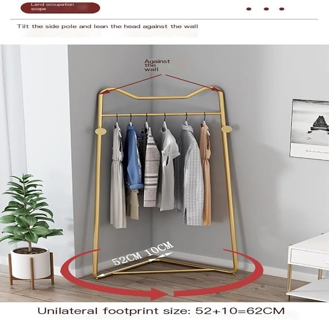 Coat rack Stand Corner Coat Rack Floor-standing Bedroom Corner Clothes Rack - Image 3