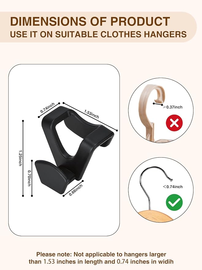 Smartor Clothes Hanger Connector Hooks 30 Pack, Closet Storage and Organization - Image 7