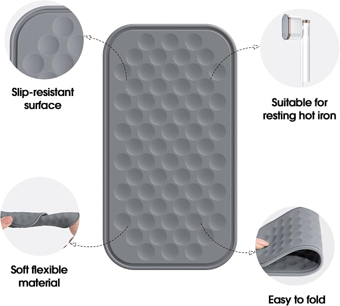 Newbealer Silicon Mat for Hot Iron Rest - Image 4