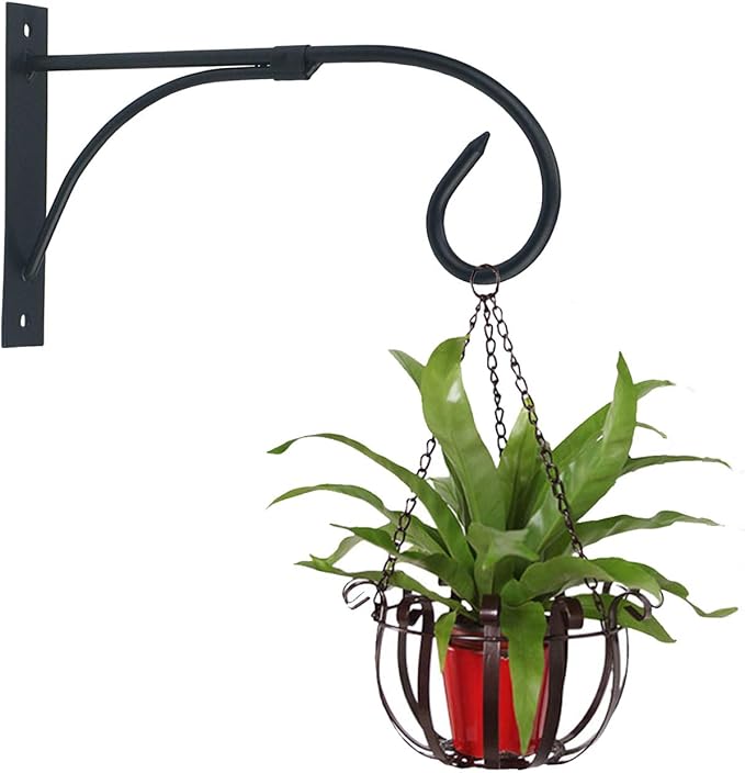 Tinsow Plant Bracket Iron Wall Hooks Straight Downcurled Hanging - Image 4