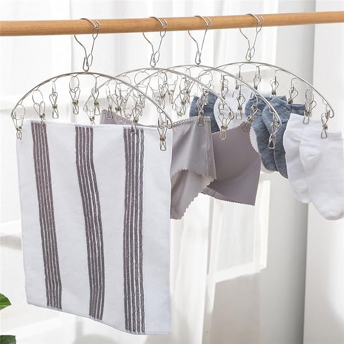 Stainless Steel Laundry Drying Rack Clothes Hanger - Image 5