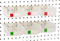 Pegboard Bins - 3.5" Bins, 6 Pack Clear - Hooks to Any Peg Board - Organize by RightArrange