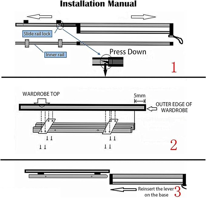 Extendable Closet Rod Clothes Drying Rack - Image 6