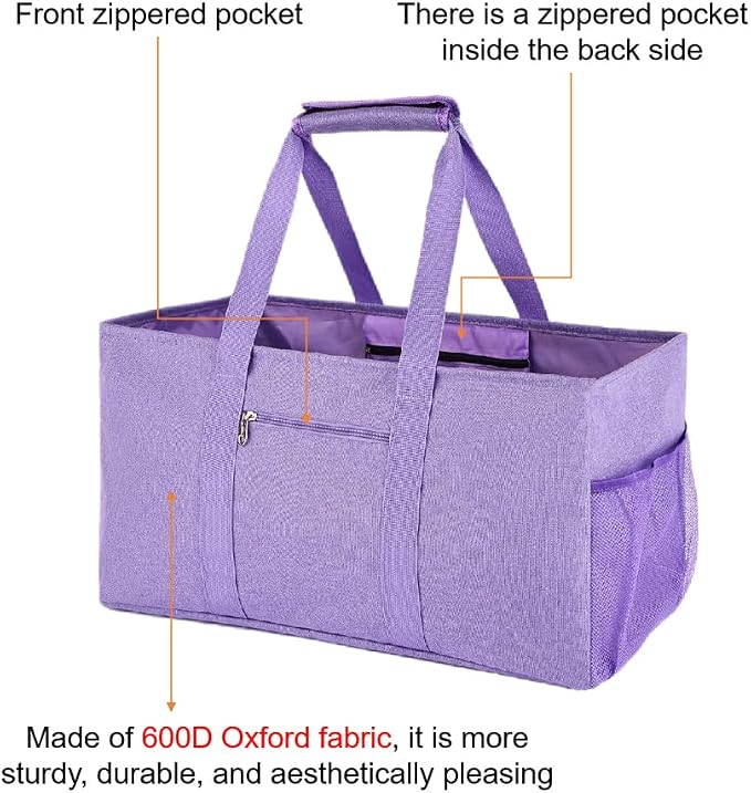 Extra Large Utility Tote Bag – Reusable Shopping Bag - Image 4
