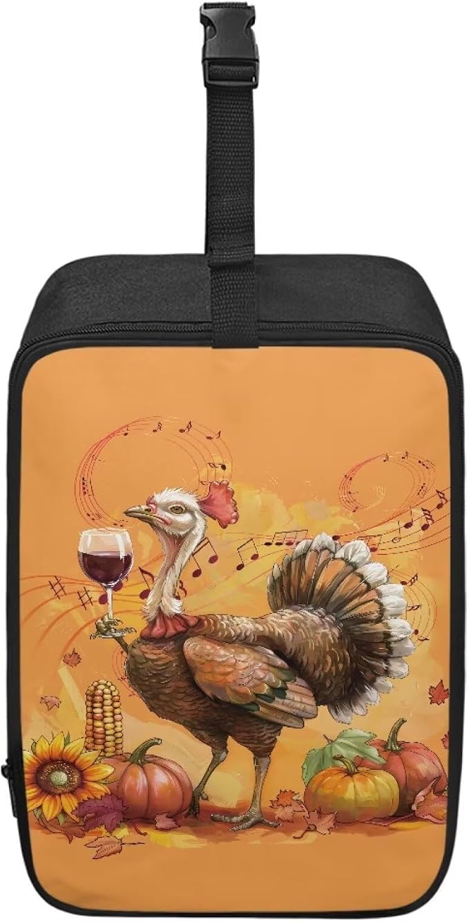 Thanksgiving Turkey Portable Travel Steam Iron Bag Easy to Clean Carrying Case by YUVAMAGIMO