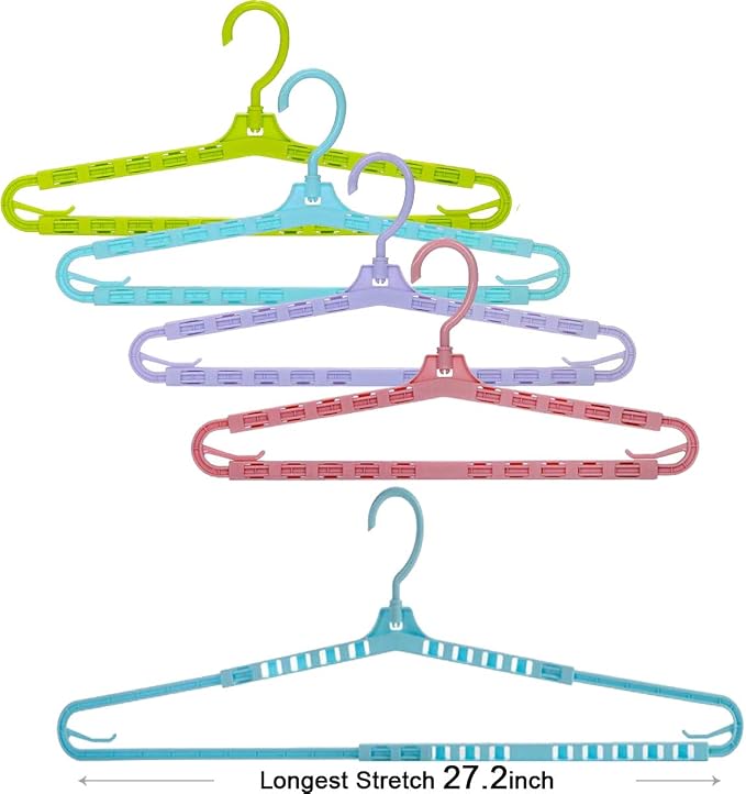 Extra Large Sturdy Hangers Big Drying Clothes Hangers Enlarge Adjustable - Image 3
