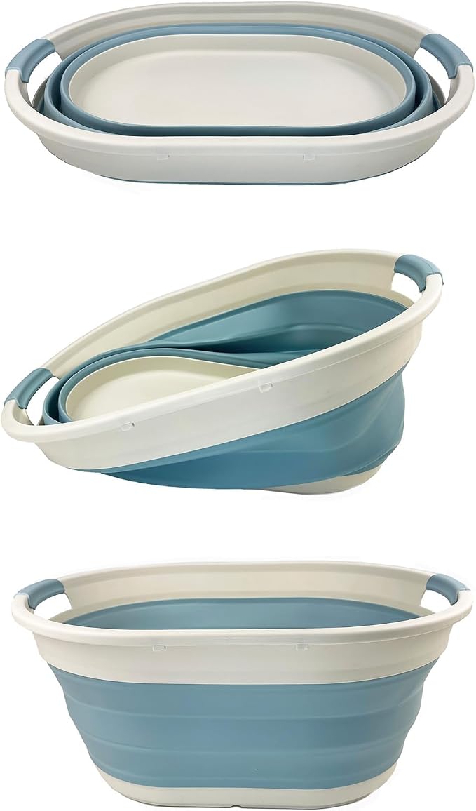 SAMMART 39L Collapsible Plastic Laundry Basket - Image 6