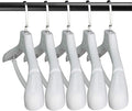 DEDU Suit Hangers for Men 6 Pack, Thick Plastic by DEDU