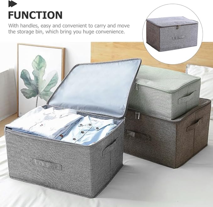 Homoyoyo Large Foldable Fabric Clothes Storage Box - Image 3