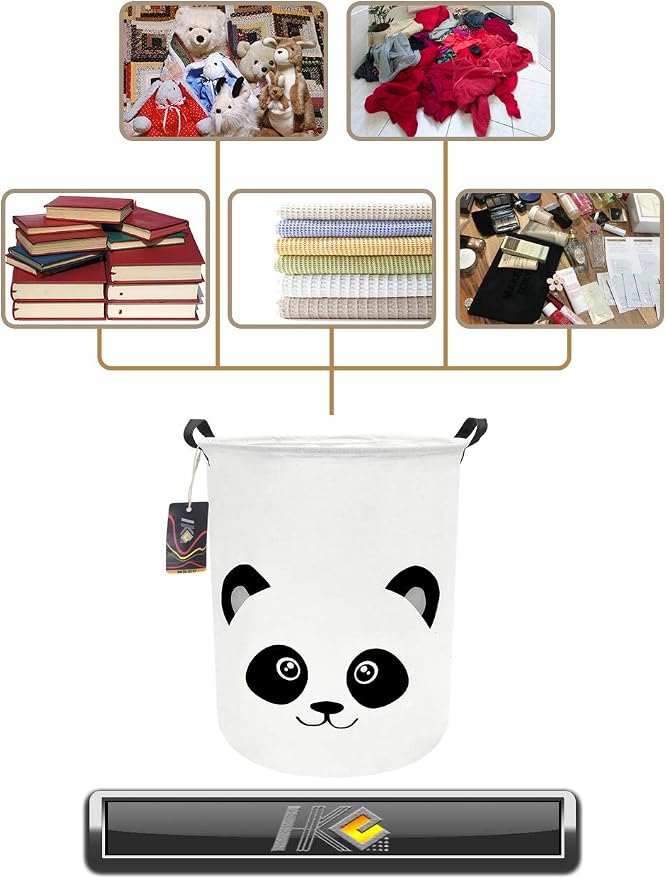 Baby Laundry Hamper, Kids Laundry Baskets, Waterproof Toy Storage Bin, Dirty - Image 7