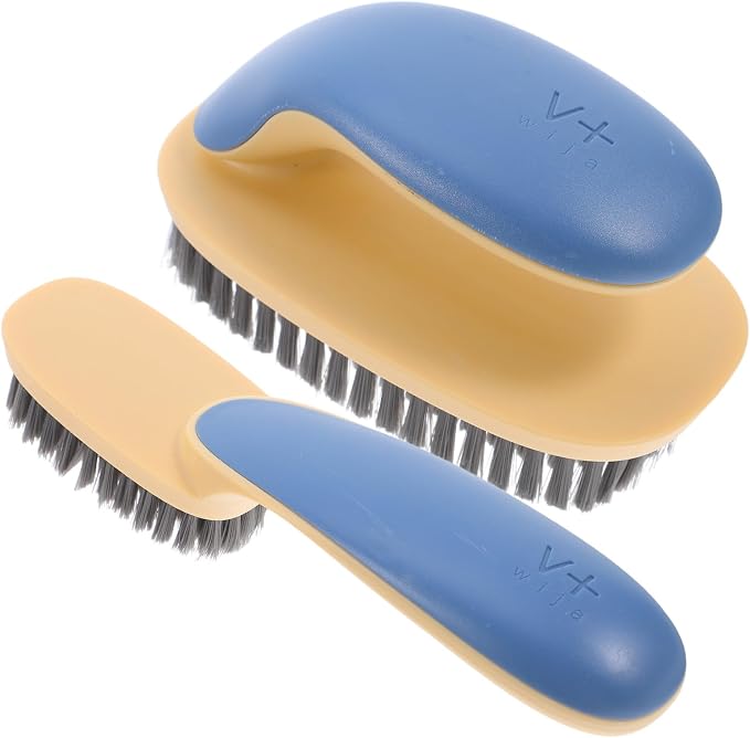 SECFOU 2pcs Multifunction Shoe Washing Brush and Soft Laundry Cleaning Brush Set by SECFOU