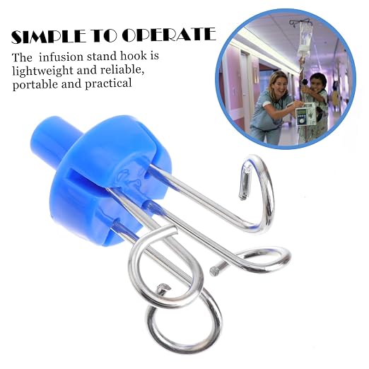 Gatuida 3pcs Stainless Steel Infusion Stand Hook Hanging Hook - Image 8