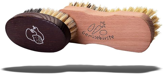 Valentino Garemi Fruit & Vegetable Brushes -Set of 2 by Valentino+Garemi