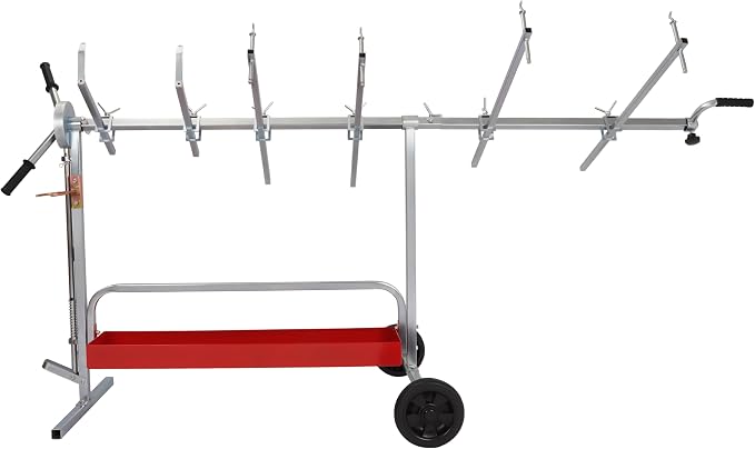 Auto Body Paint Rack, 6-Tier 360-Degree Rotating Tree-Style Stand by Provideautoparts