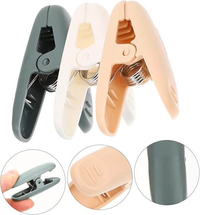 OUNONA 1set Plastic Laundry Clothes Pins Clips - Image 6