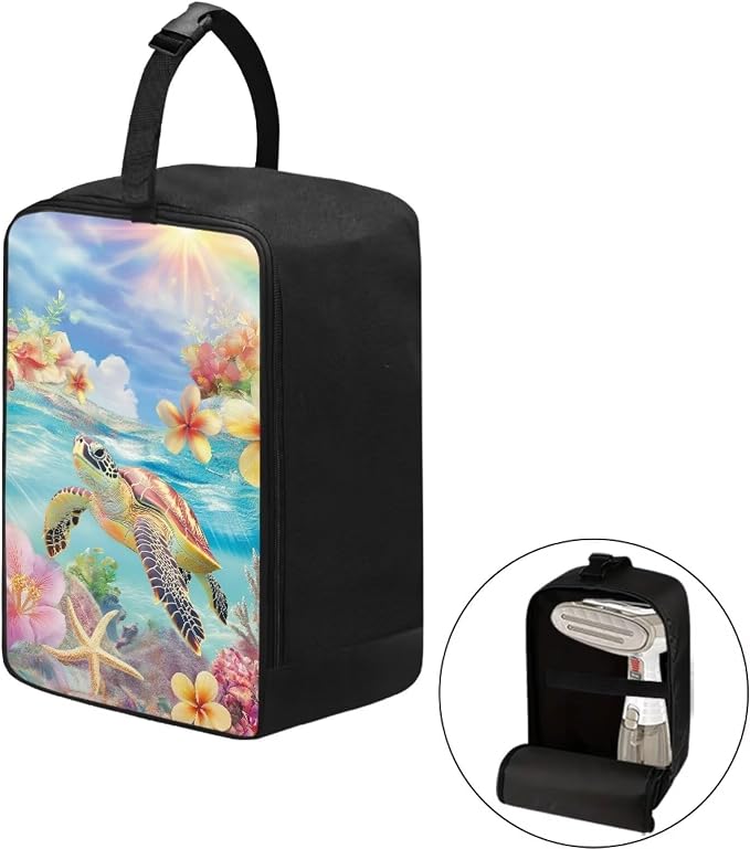 Steam Iron Travel Bag Eggflower Turtle Water-Resistant Protective Pouch - Image 2