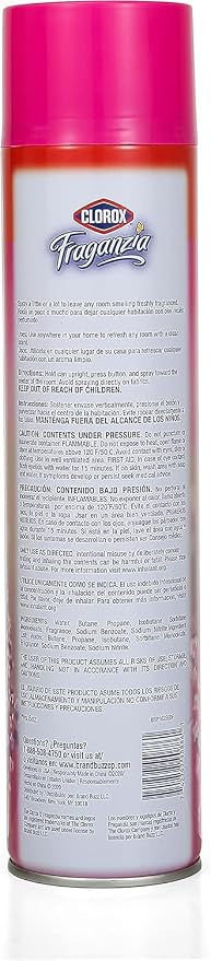 Clorox Fraganzia Aerosol Air Freshener in Spring Scent - Image 4