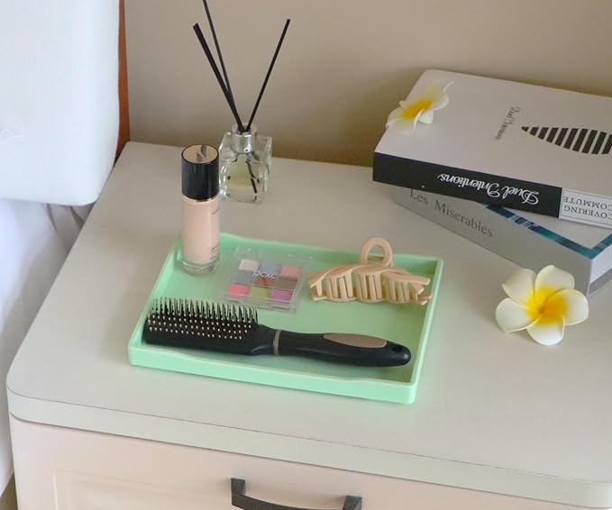 Green Small Serving Tray, Countertop Organizer - Image 7