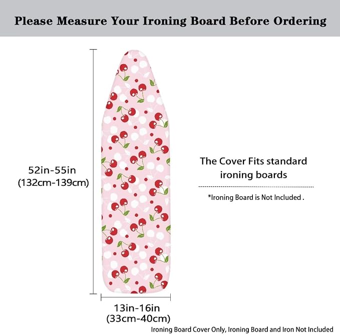 Cherry Ironing Board Cover Scorch & Stain Resistant Ironing Board Covers - Image 5
